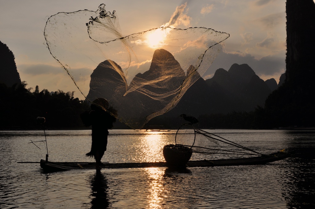 Picture of Cormorant Fisherman on the Li River Guilin